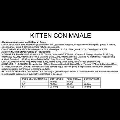 Capobranco Meal gatto