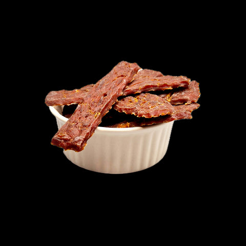 Strisce di carne essiccata