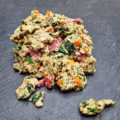 Dog burger con verdure fresche - Agnello e Manzo