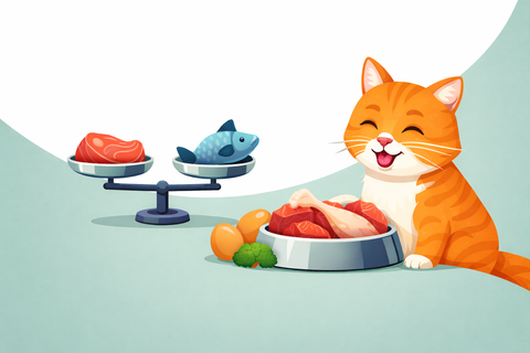 Dieta BARF per Gatti: Guida Completa con Dosi e Tabella