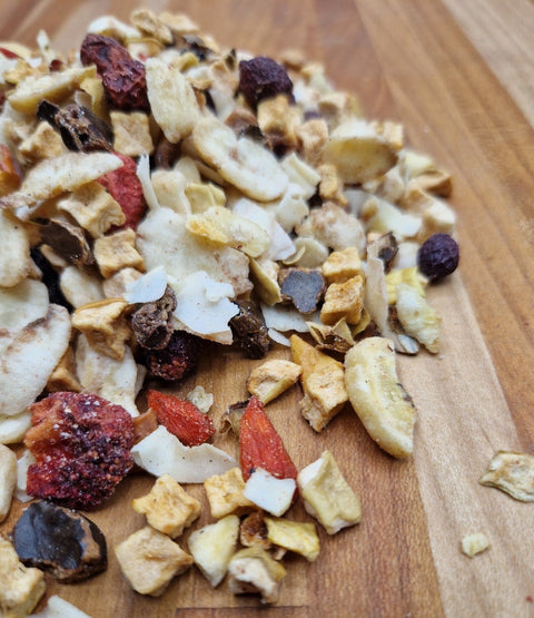 Mix di frutta disidratata