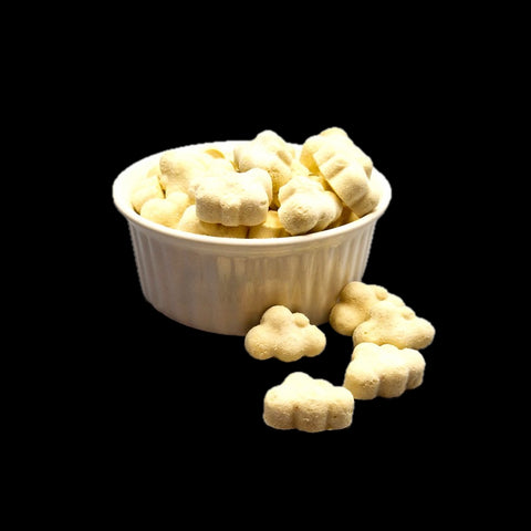 Nuvolette di latte di capra liofilizzate
