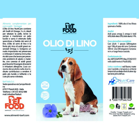 Olio di semi di lino