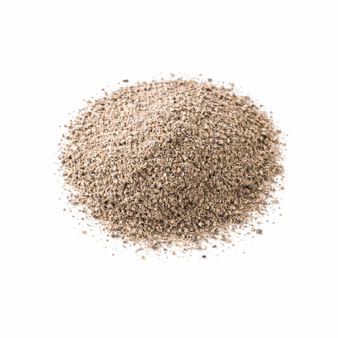 Cicoria disidratata in polvere, ideale come integratore alimentare per cani.