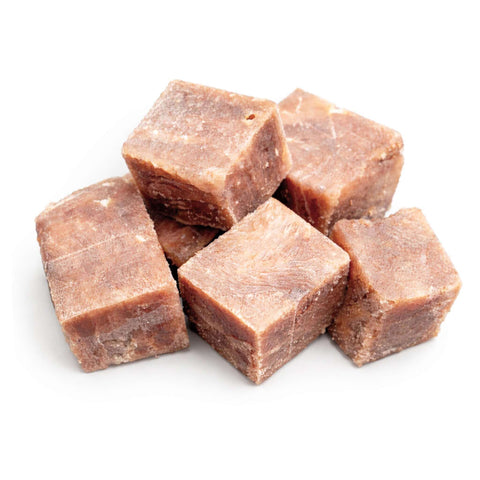 Filetto di tonno a cubetti in forma di cubetti di carne fresca e gustosa per animali.