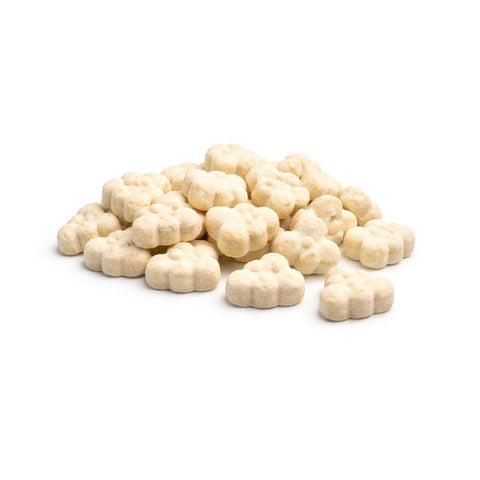 Nuvolette di latte di capra liofilizzate, snack sano e delicato per cani e gatti.