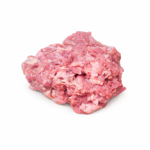 Polpa di tacchino macinata di alta qualità per cani, con carne magra e proteica, appena macinata.