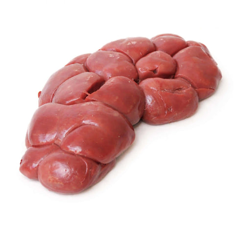 Rene di manzo fresco, ricco di proteine e grassi essenziali per la dieta dei cani.