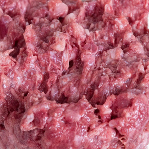 Minced lamb and rabbit