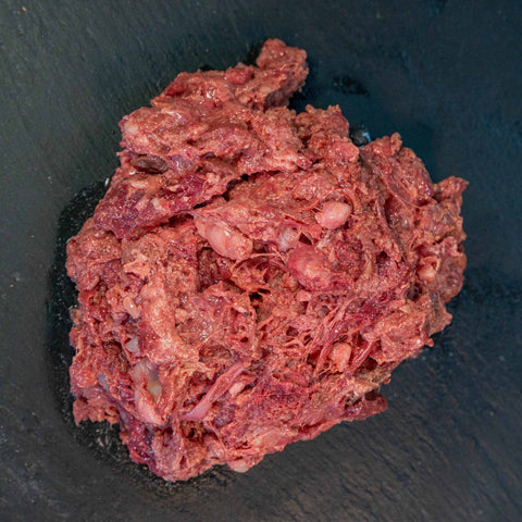Macinato di cavallo BARF per cani