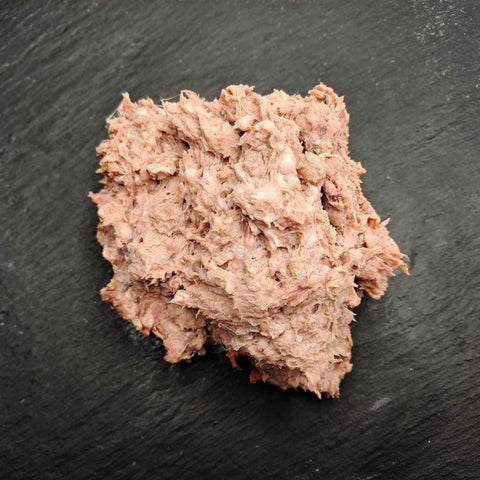 alimento complementare per cani, prodotto abbattuto termicamente e venduto surgelato