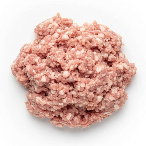 Mix di maiale e patate - macinato di maiale fresco ideale per l'alimentazione naturale del tuo cane.