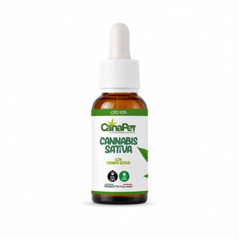 Olio di canapa sativa con CBD