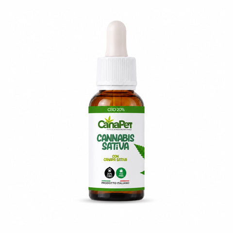 Olio di canapa sativa con CBD