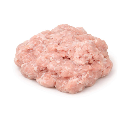 Polpa di pollo macinata, carne di pollo fresca e macinata, ideale fonte proteica per il cane.